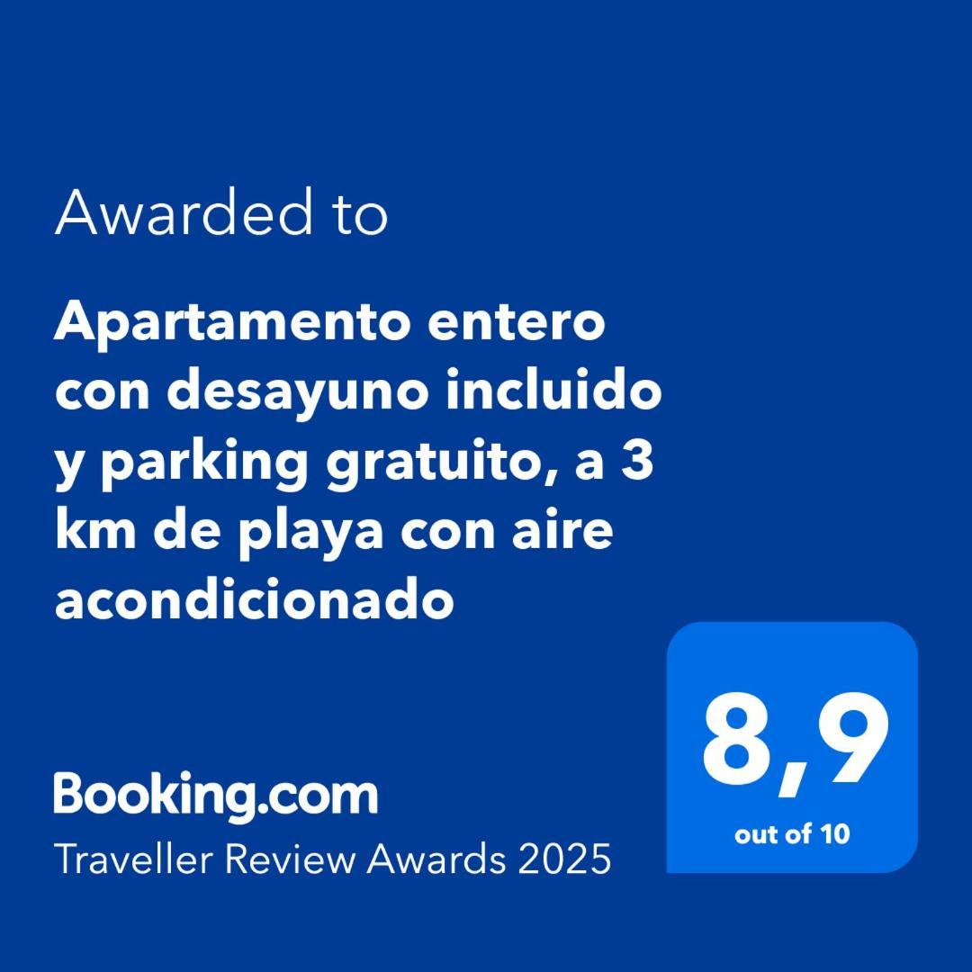 Apartamento Entero Con Desayuno Incluido Y Parking Gratuito, A 3 Km De Playa Con Aire Acondicionado موسكيز المظهر الخارجي الصورة
